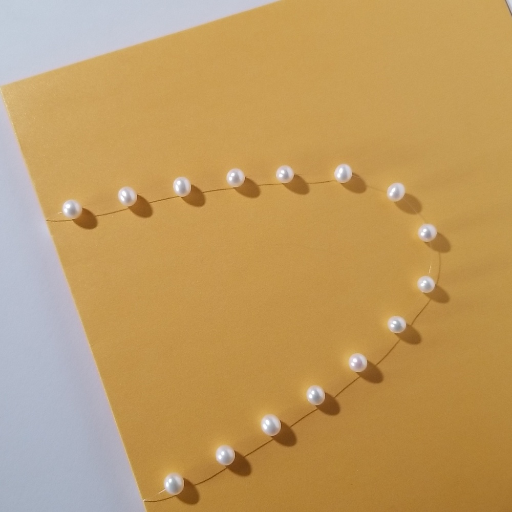 Honora 6-6.5mm Floating CFW Pearl Necklace Sterling Silver